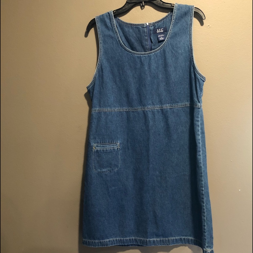 D.P.S New York Denim Jean Sleeveless Dress, M